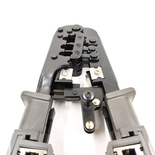 Инструмент для обжима сетевых кабелей и тестер 2-в-1: компьютерный инструмент, кусачки для обжима и зачистки кабеля с тестером, сетевые кусачки для кабеля