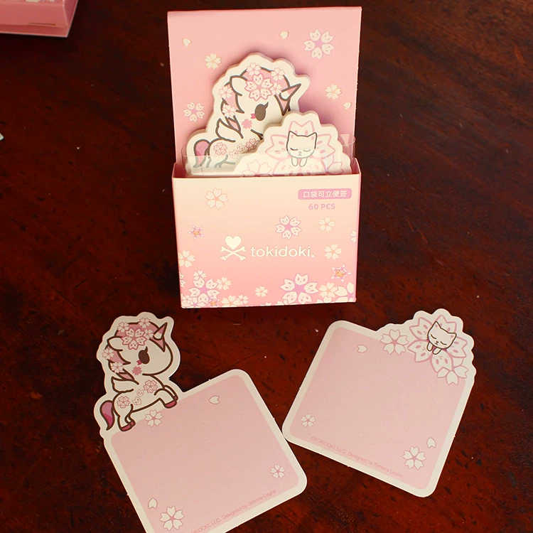 Tokidoki Taoki Doki Sakura Единорог горячая штамповка наклейка N раз наклейка стойка карманный стикер пост-ит