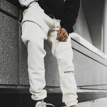 FOG ESSENTIALS complex line high street style reflective beam leg guard pants mens and womens trendy brand loose couple sweatpants
