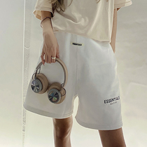 FOG complex line ESSENTIALS tide brand summer reflective shorts mens and womens high street style couple sports five-point pants