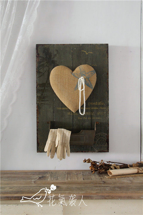 Orphaned wood retro wall hanging decoration storage wall decoration old home groceries foreign trade proofing - Taobao