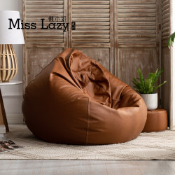 Lazy Miss Creative Lazy Sofa Bean Bag Extra Large for Balcony, Bedroom, Children, Tech Fabric Single Chair, Reclining and Sleepable