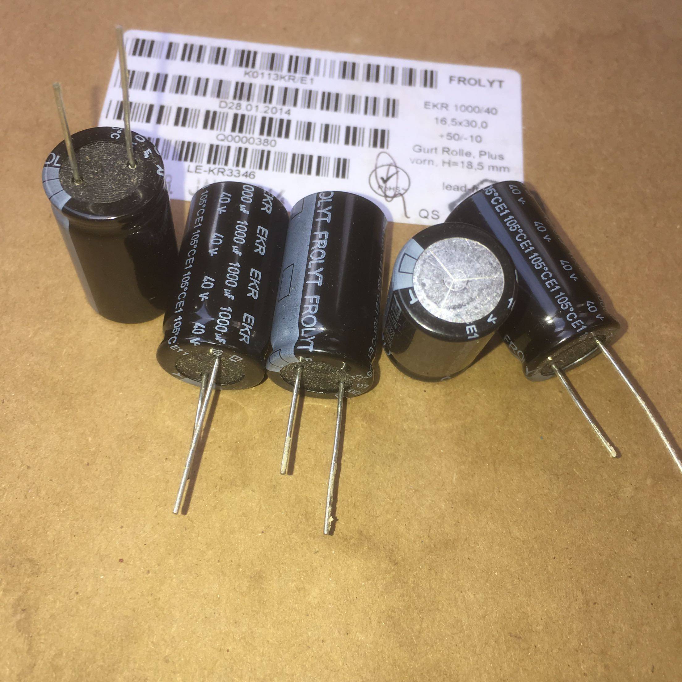 40v1000UF Germany FROLYT EKR Fever Fever Capacitive ROE with the door Division 16 5 * 30 MM-Taobao