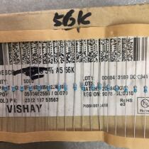VISHAY 0204 56K 5% 0 125W volume 0 4W power resistor (10 1 yuan)