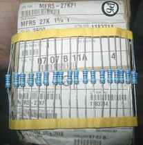 UK Welvin 27K 1% MFR5 0 5W extra-thick copper foot metal film resistance