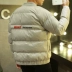 Áo khoác nam mùa đông giá rẻ 2018 mới cộng với áo khoác nhung nam dày bằng vải cotton mùa đông nhíp xuống áo khoác áo phao đại hàn nam giới Bông