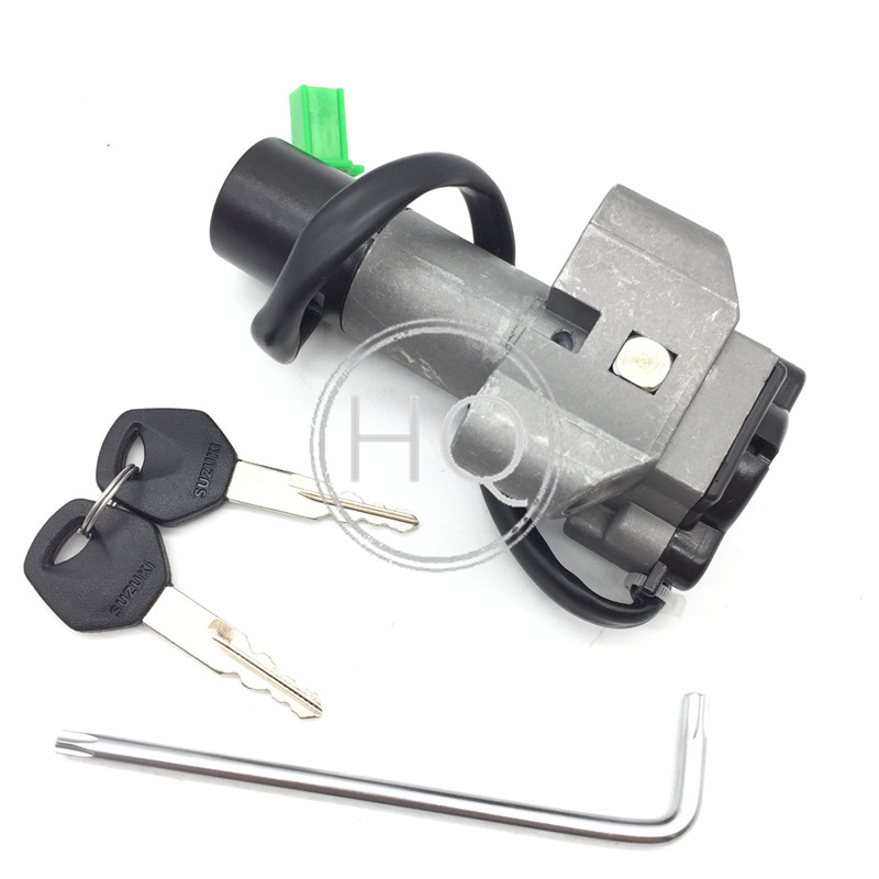 Applicable Suzuki Jungchi GT125-5 Junway GSX125-3C main electric lock 3 wire ignition lock 2 wire electronic door lock