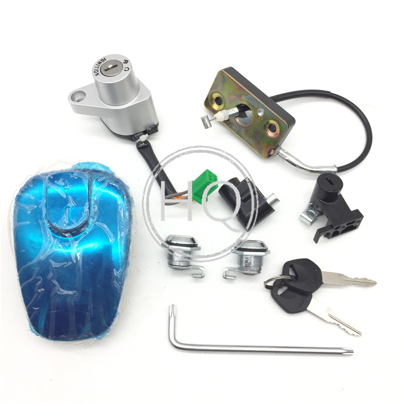 Applicable Guo Sanzuki Yue GZ150 - A set lock lock tank lock - and lock all car lock