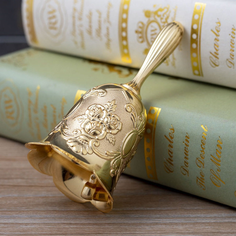 European Metal Bar Taiwan Pastoral Handle Rocking Restaurant Kindergarten Classroom Bell Home Swing Decoration