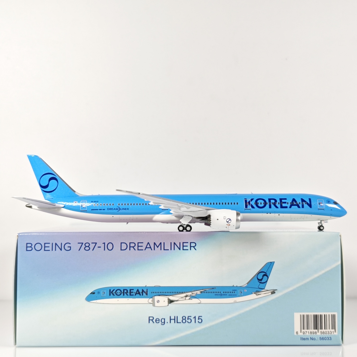 大韓航空 B787-10 1/400 飛行機模型 Amazon | KOREAN AIR 787-10 コリアンエア 大韓航空 1:400