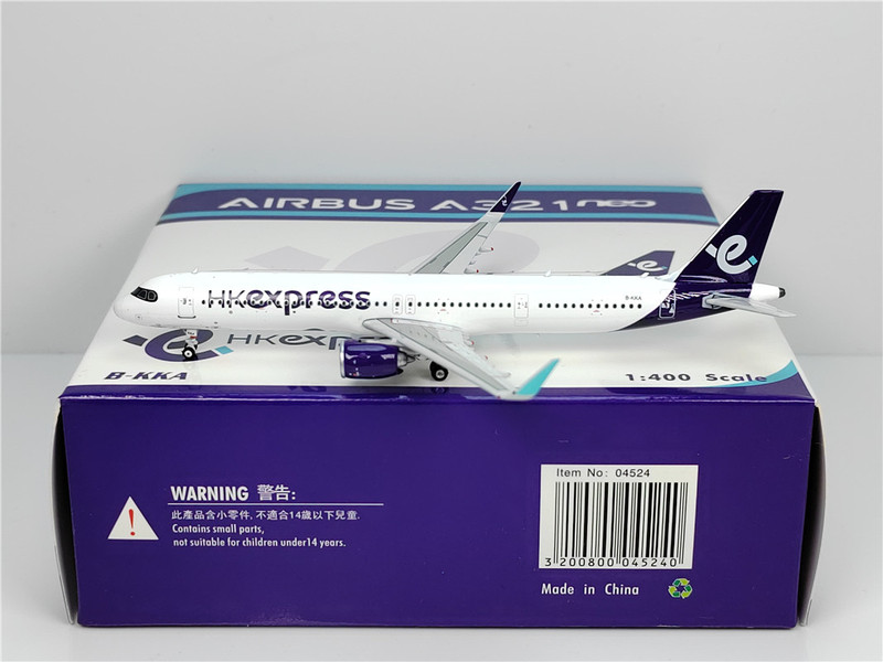 Phoenix 04524 1:400 Hong Kong Express Airlines A321Neo B-Kka Alloy Aircraft Model