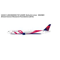 Pre-PandaModel 1:400 Delta Air Lines B767-400 N845MH Alloy Aircraft Model