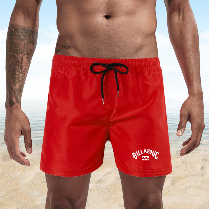 Billabong Men's Beach Shorts Quick-Drying Suitable for Water Activities Casual Seaside Shorts Beach Pants Water Park Swimming Trunks