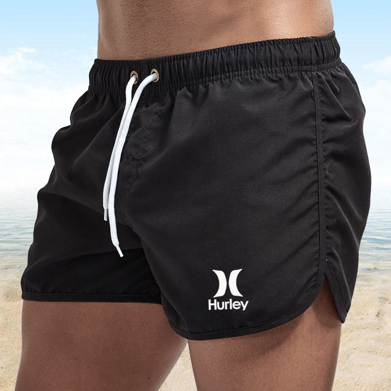 Men's Beach Shorts Hurley Fitness Sports Shorts Men's Three-Quarter Peach Skin Surf Shorts