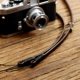 BHW Pháp camera handmade 8mm trở lại để có những lớp dẫn của da retro dây đeo da vi sợi dây thừng đơn dây SLR - Phụ kiện máy ảnh DSLR / đơn