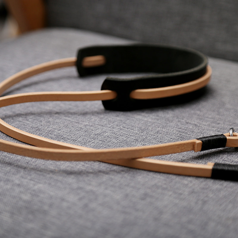 BHW Cushion Shoulder CAMERA SHOULDER STRAP MICRO SINGLE EYE CAMERA Baby Bag Handmade Tannic Cow Leather suitable for FoxlekSony HANGING ROPE