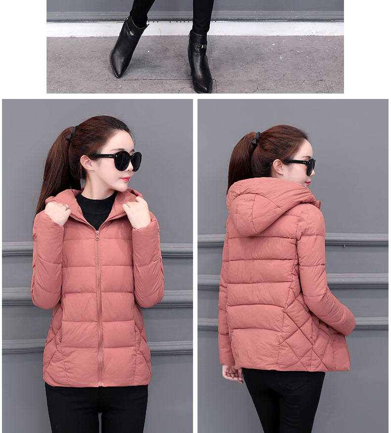 Quần áo mùa thu 2018 Hàn Quốc phiên bản áo khoác cotton mỏng chống mùa mới dành cho nữ ngắn xuống áo khoác cotton thời trang hoang dã áo phao đôi nam nữ