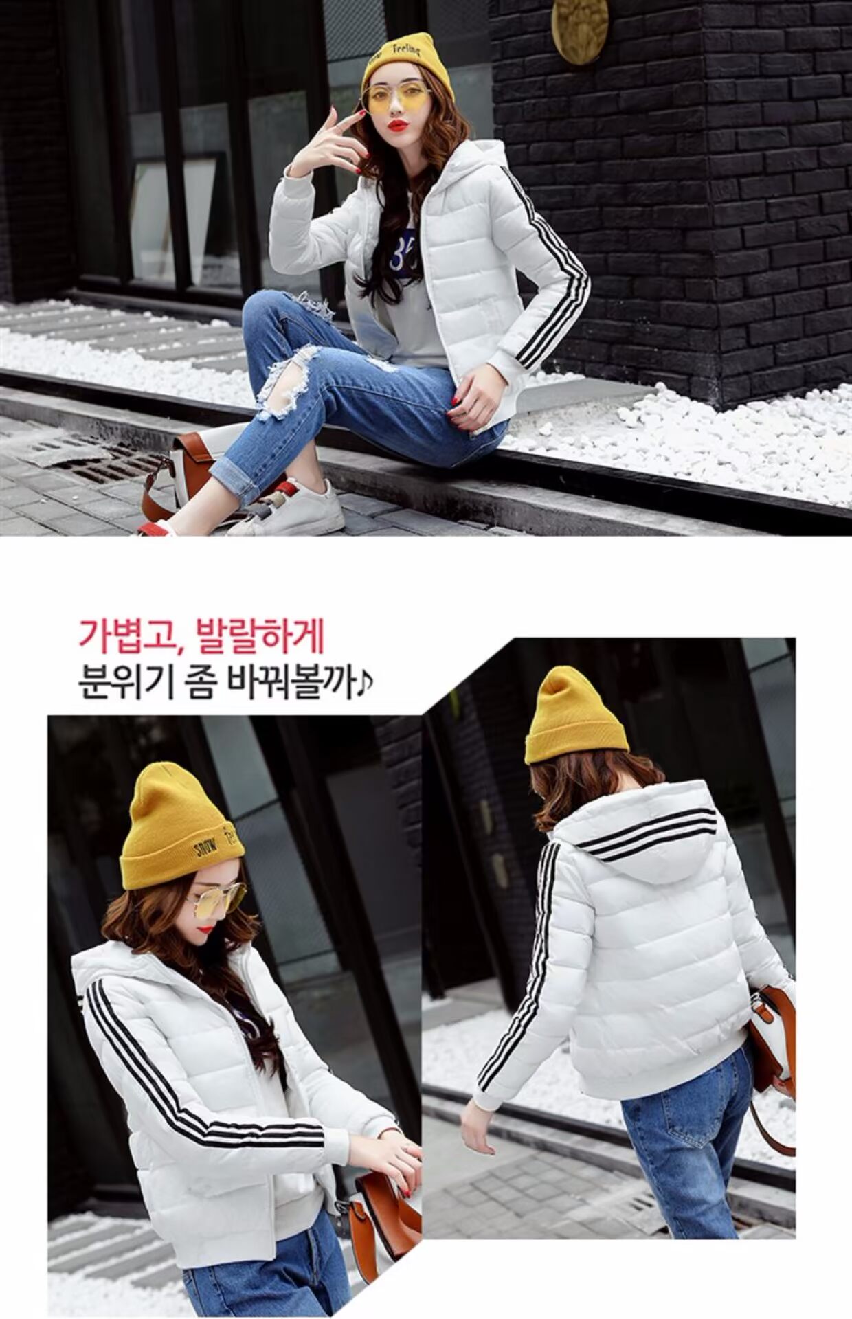 Mùa đông 2018 phiên bản Hàn Quốc mới của áo khoác cotton dày chống mùa cho nữ xuống quần cotton trùm đầu mùa đông áo phao burberry nữ