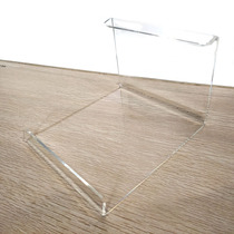 Acrylic transparent induction cooker display rack flat bottom wok bracket electric pottery stove display rack cooking kitchenware cake pan display rack