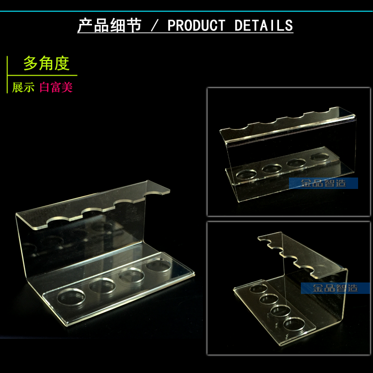 Spoon display stand acrylic soup spoon display rack plexiglass mall