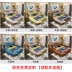 giường Tatami hiện đại nhỏ gọn đa mục đích vải vải giường ngủ rửa Nghệ thuật Thạc sĩ đúp vải giường giường đôi - Giường