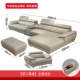 Sofa da hàng đầu lớp da bò hiện đại tối giản nội thất phòng khách đồ nội thất kích thước kết hợp của sofa da nghệ thuật dày vừa - Ghế sô pha