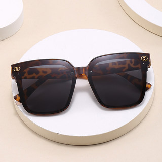 桔色墨镜女夏季2024新款太阳眼镜防紫外线网红显瘦高级感ins潮