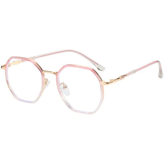 ins Trendy Internet Celebrity Glasses for Nearsighted Women, Can Be Fitted with Prescription Lenses, Blue Light Blocking, Suitable for Large Faces, Slimming Effect, Natural Look, Eyeglass Frames for Men