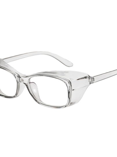 2025防花粉过敏眼镜女网红防蓝光抗辐射防雾防风沙骑行透明护目镜