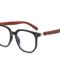 Retro Square Large-Frame Myopia Glasses for Women Can Be Equipped with Prescription Lenses, a No-Makeup Essential, Blue Light Blocking, Non-Prescription Eyeglass Frames