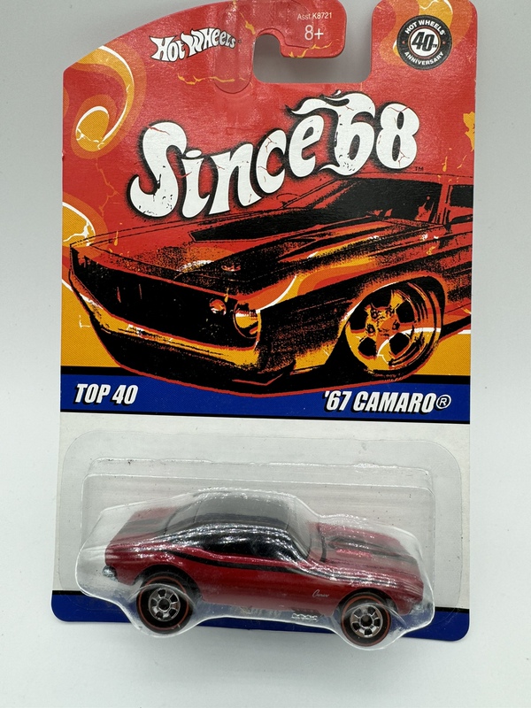 Hot Wheels 67 Camaro Limited Edition Iron Base Alloy Car from 68