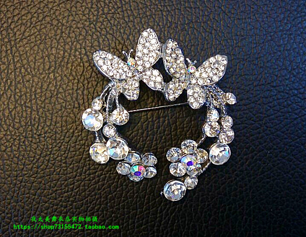Broche femme en cristal artificiel - Ref 1183554 Image 12
