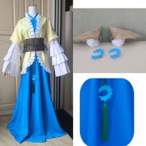 Spot fox demon matchmaker cos Miss Tushan Rongrong Ers cosplay costume complete set with free ears
