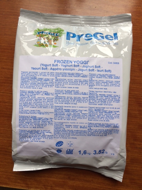 frozen yogurt powder