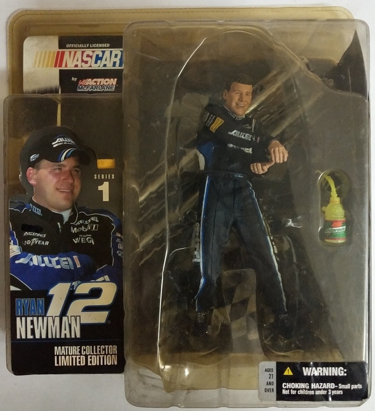 Old Version of Mcfarlane American Nascar Racing Driver Newman Action Figure Model Old Version of Mcfarlane American Nascar Racing Driver Newman Action Figure Model