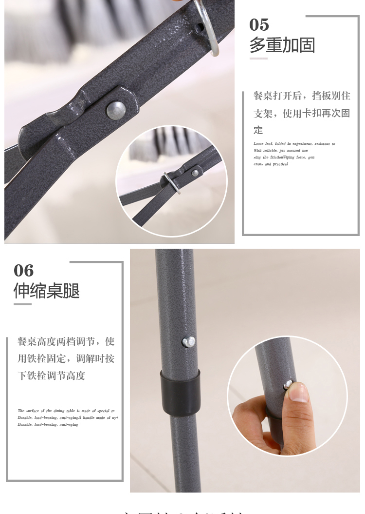 Bàn gấp di động ngoài trời gian hàng gấp bàn trải triển lãm công nghiệp bàn nhỏ hộ gia đình đơn giản gấp bàn ăn và ghế - Bàn bàn để máy tính đẹp