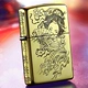 ZIPPO nhẹ hơn vỏ đồng nguyên chất tự làm đồng nguyên chất khắc khắc vỏ tùy chỉnh riêng để gửi tấm đồng nguyên chất lót - Bật lửa