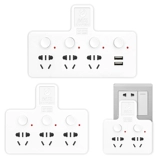 Qingfeng Conversion Plug One -two -Three Converted Socket Vertical Plug -IN Plug -In Pogle Multi -Researm Power Converter