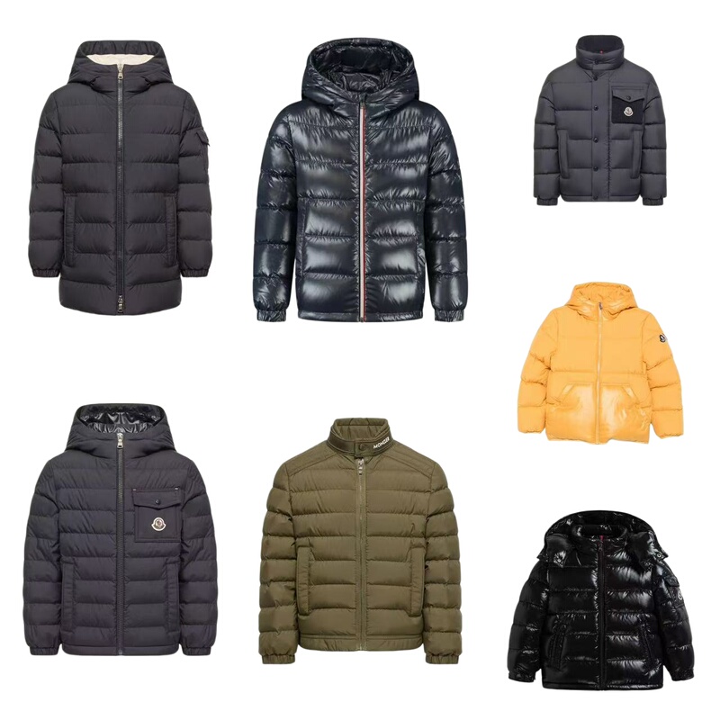 Some In-Stock Moncler Children's Clothing 26 Fall/Winter Boys' Solid Color Casual Warm down Jacket, Suitable for Adults to Wear