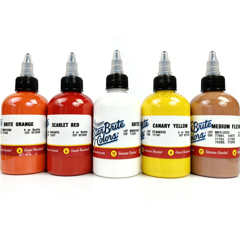 Authentic American Starbrite Tattoo Pigment, Officially Authorized Distributor of Tattoo Ink and Pigment