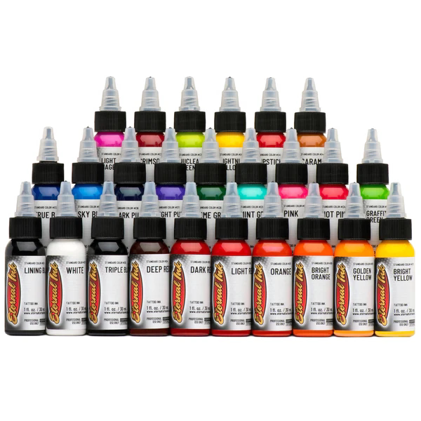 Imported Eternal Ink Tattoo Pigment Colorful Pigment Set Tattoo Professional Stick Tattoo Equipment