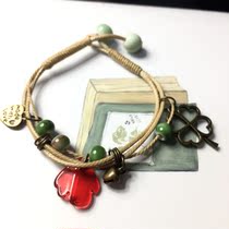 Pale Ale with the same Hand Chain Life Book Multi-layer rope choreography string sweet and national windy Classical Jewellery Small Orchid Osteoclams