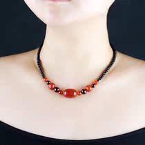 Summer original design Manau short paragraph minimalist retro decoration neck chain ornament necklace 2022 new female lock bone chain