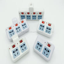 Lightning protection conversion socket wireless plug one turn two three four multi-purpose function power wall expansion converter plug