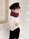 Baby and children's scarf autumn and winter Korean version thickened warm wool knitted neck cover for boys and girls infant scarf
