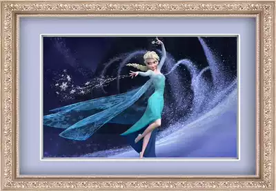 Frozen cross stitch dream ice princess cross stitch classic cartoon animation animation printing delivery tool