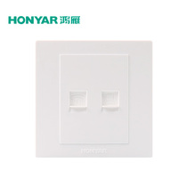 Hongyan wall switch socket panel type 86 Xinyi X86 telephone computer socket panel network cable telephone socket