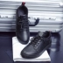 Màu đen tinh khiết duy nhất giày thấp để giúp giày thường không thấm nước không trượt dầu- bằng chứng khách sạn nhà bếp làm việc giày đầu bếp giày người đàn ông giày