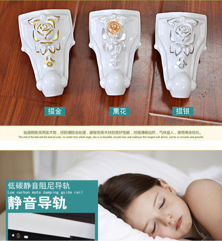 bàn cạnh giường Continental trắng hiện đại nhỏ gọn lưu trữ phòng ngủ đầu giường Hàn Quốc Bắc Âu sơn tủ tủ vận chuyển - Buồng các mẫu tủ quần áo gỗ