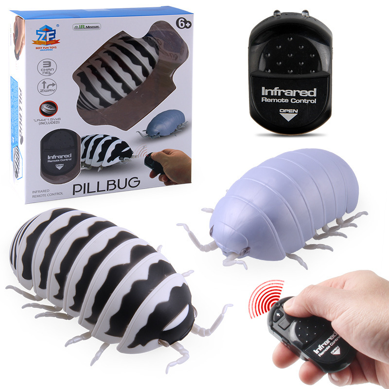 New and Unique Centipede Prank Toy, Simulated Infrared Electric Remote Control Mealworm, Scary and Fun Insect